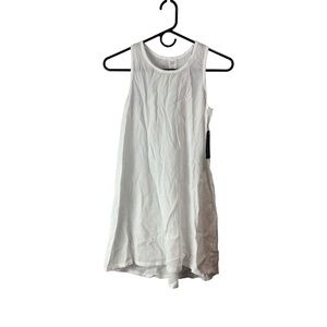 Melrose and Market Nordstrom white racerback gauzy swim cover up Large 10/12 NWT